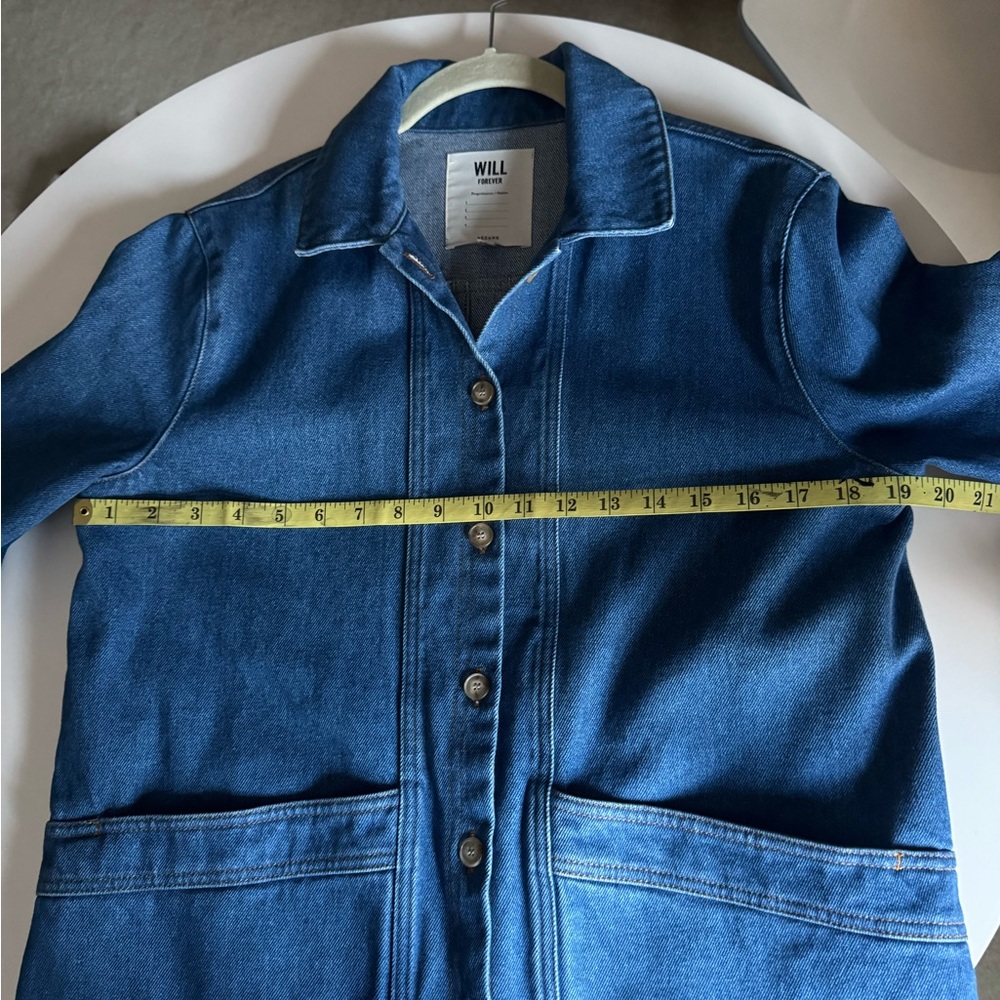 Sezane Blue Denim Will Jacket - Picture 7 of 8